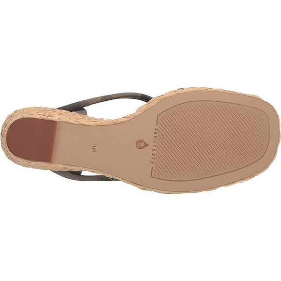 Sanctuary Women's Wilder Leather Wedge Sandal Green Multi 6.5 NEW IN BOX - Picture 7 of 8